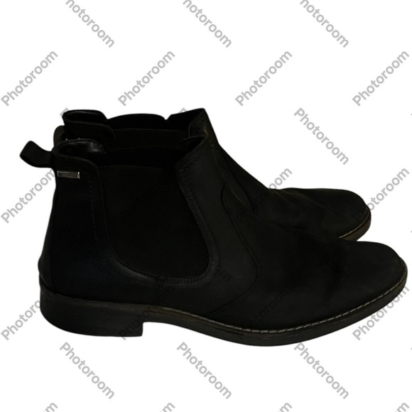 Nordstrom Chelsea Black Waterproof Boots Sz 9 1/2 - Picture 13 of 13